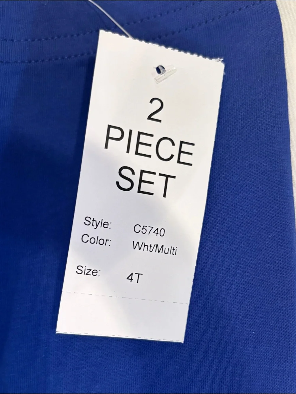 Florence Eismann sailboat print Tunic & Capri Leggings Set sz 4T NWT